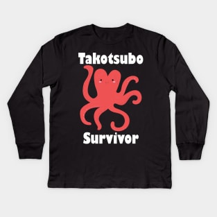 Takotsubo survivor Kids Long Sleeve T-Shirt